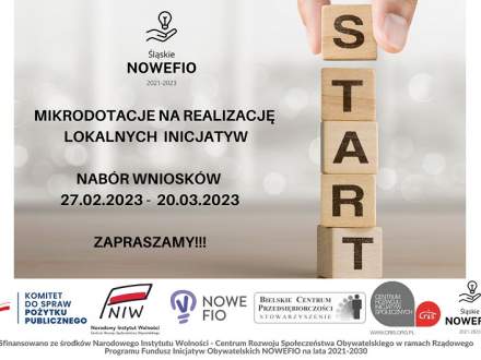 Grafika-konkurs grantowy „Śląskie NOWEFIO 2021-2023”