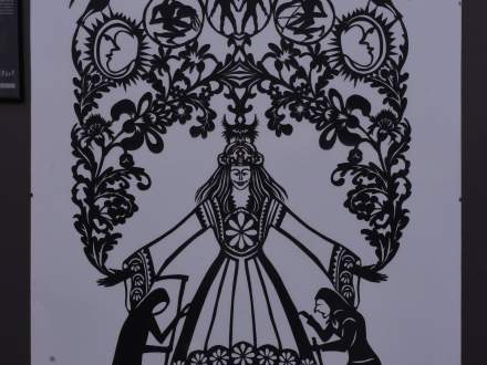 I nagroda rękodzieło artystyczne, Zofia Tomeczek, Jastrzębie Zdrój, wycinanka Ach! Czasie...