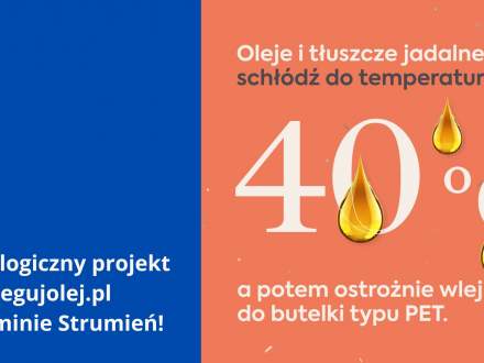 Ekologiczny projekt segregujolej.pl w gminie Strumień !