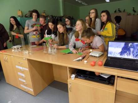 Gimnazjaliści w Śenovie