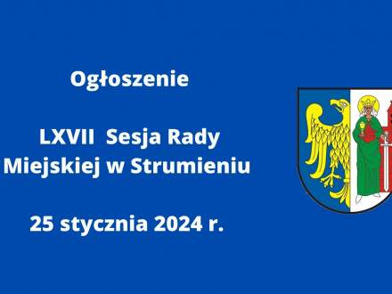 Ogloszenie o sesji - styczeń