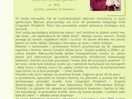 Irena Strządała - informacja o twórcy
