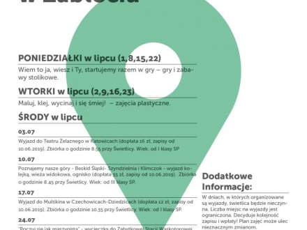 Wakacje w świetlicy w Zabłociu