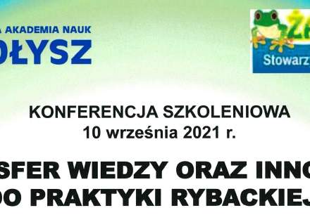Konferencja szkoleniowa 10 września 2021 r. baner
