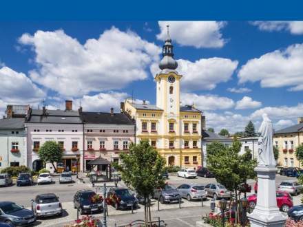 Rynek w Strumieniu - grafika