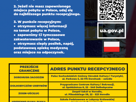 ulotka informacyjna w języku polskim