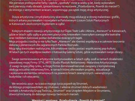 „Przebudzenie, Powrót do marzeń” wystawa Marioli Markowiak