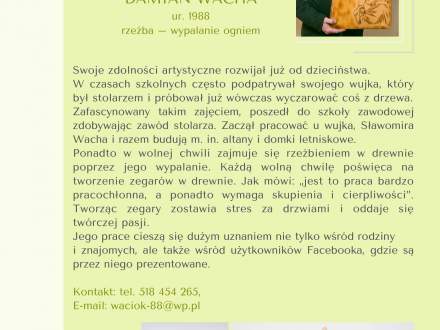 Damian Wacha - informacja o twórcy