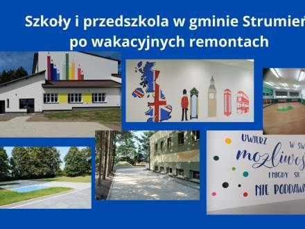 Szkoły i przedszkola w gminie Strumień po wakacyjnych remontach