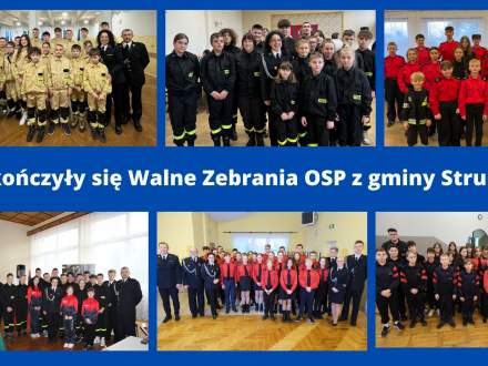 Zakończyły się Walne Zebrania OSP z gminy Strumień
