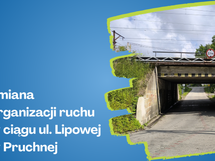 Zmiana organizacji ruchu w ciągu ul. Lipowej w Pruchnej