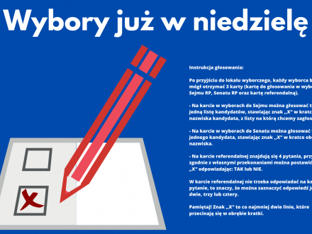 Wybory już w niedzielę
