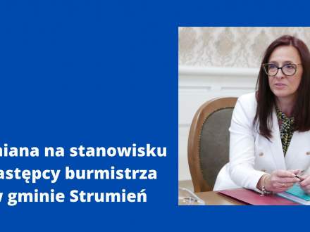 Zmiana na stanowisku zastępcy burmistrza
