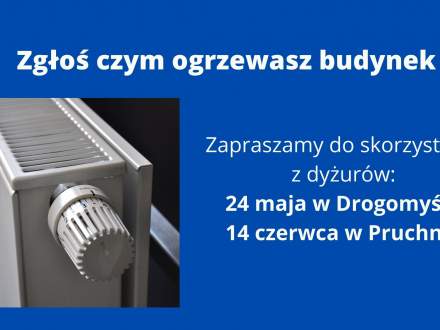 Zgłoś czym ogrzewasz budynek
