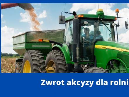Zwrot akcyzy dla rolników - grafika