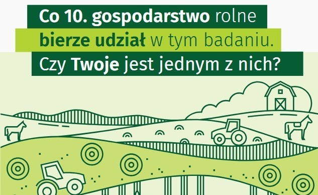 Co 10.gospodarstwo rolne bierze udział w tym badaniu. Czy Twoje jest jednym z nich?