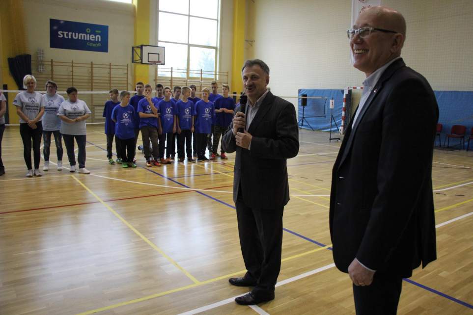 Rozpoczęcie Regionalnego Beskidzkiego Turnieju Badmintona Olimpiad Specjalnych