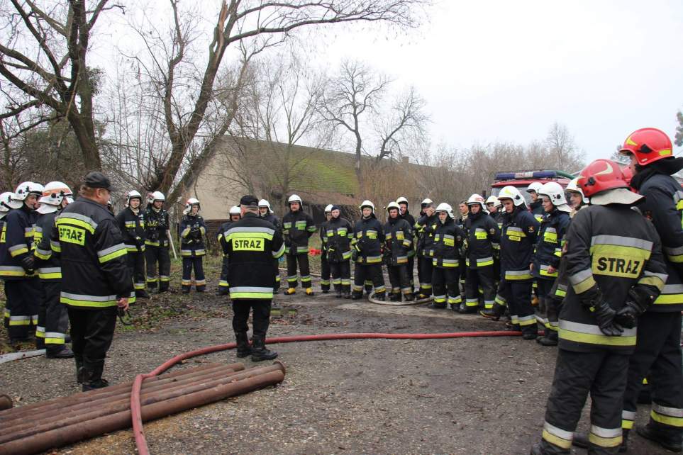 Ćwiczenia strażackie