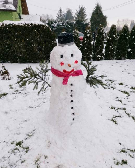 Projektowe zabawy na śniegu