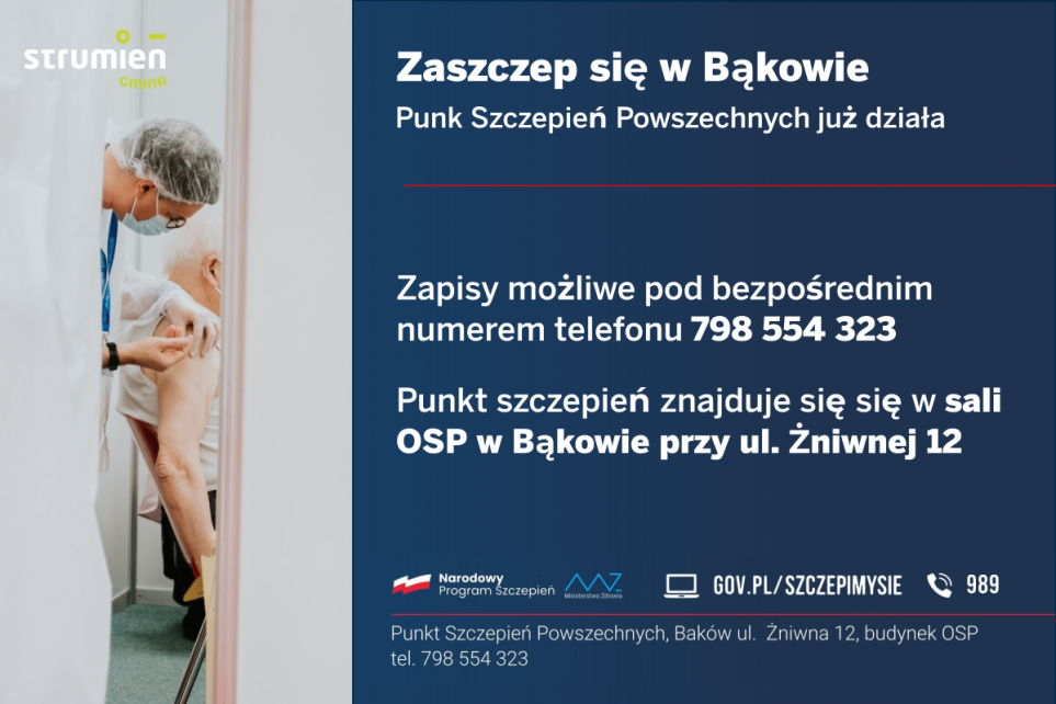 Zaszczep się w Bąkowie