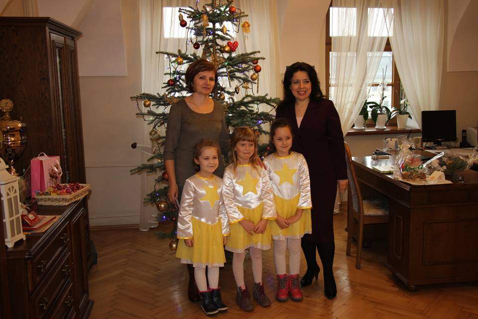 Dzieci z przedszkola w Zbytkowie