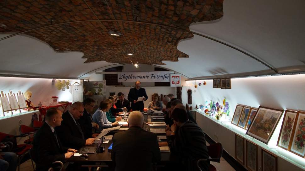 Sesja rady Miejskiej w Strumieniu