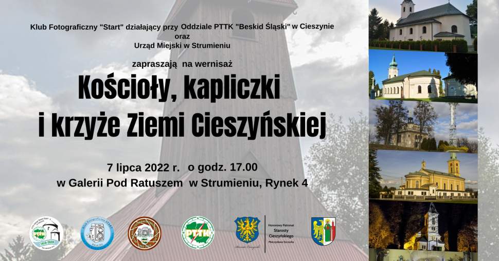 Zapraszamy na wernisaż wystawy "Kościoły, kapliczki i krzyże Ziemi Cieszyńskiej"