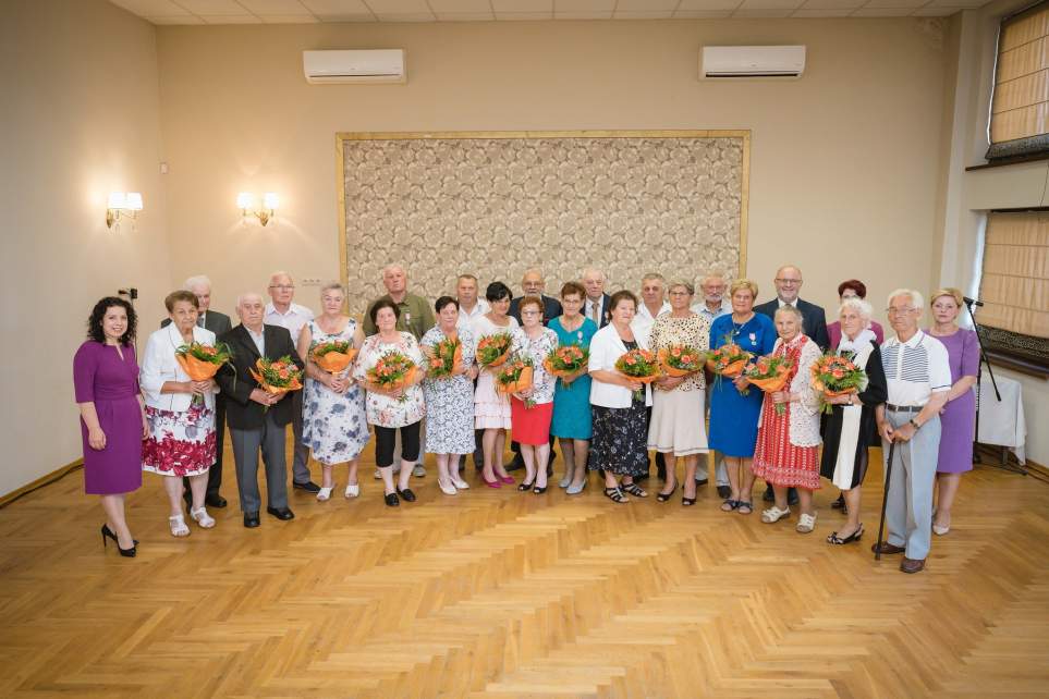 Grupowe zdjęcie Jubilatów