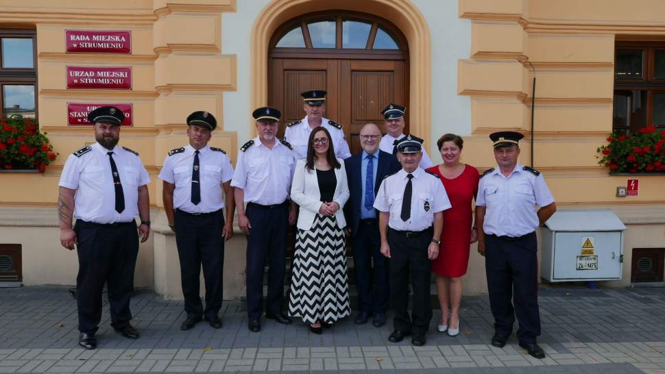 Wizyta delegacji z Serbii - zdjęcie grupowe