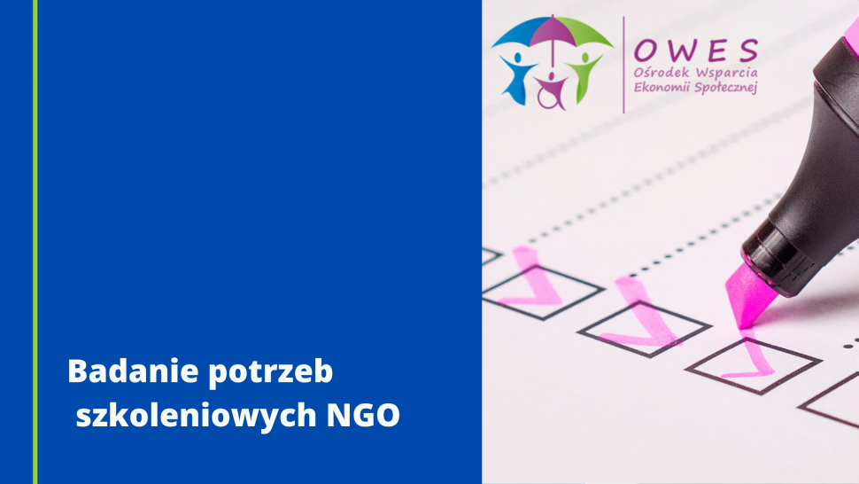 Badanie potrzeb szkoleniowych NGO