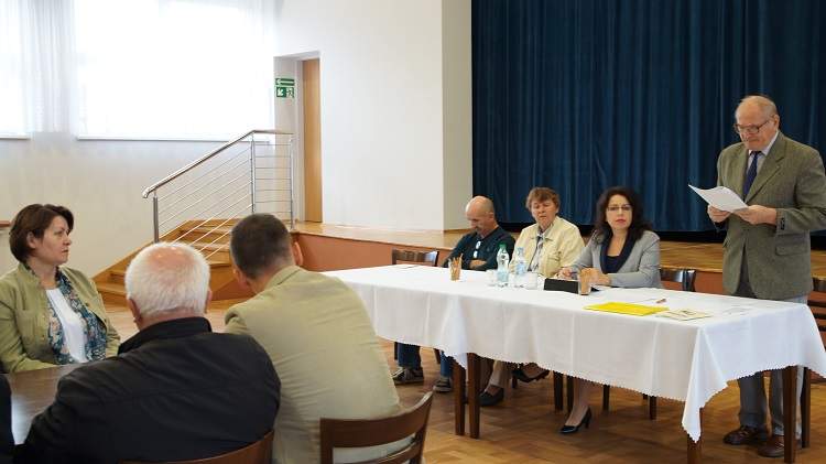 Zebranie wiejskie w Pruchnej