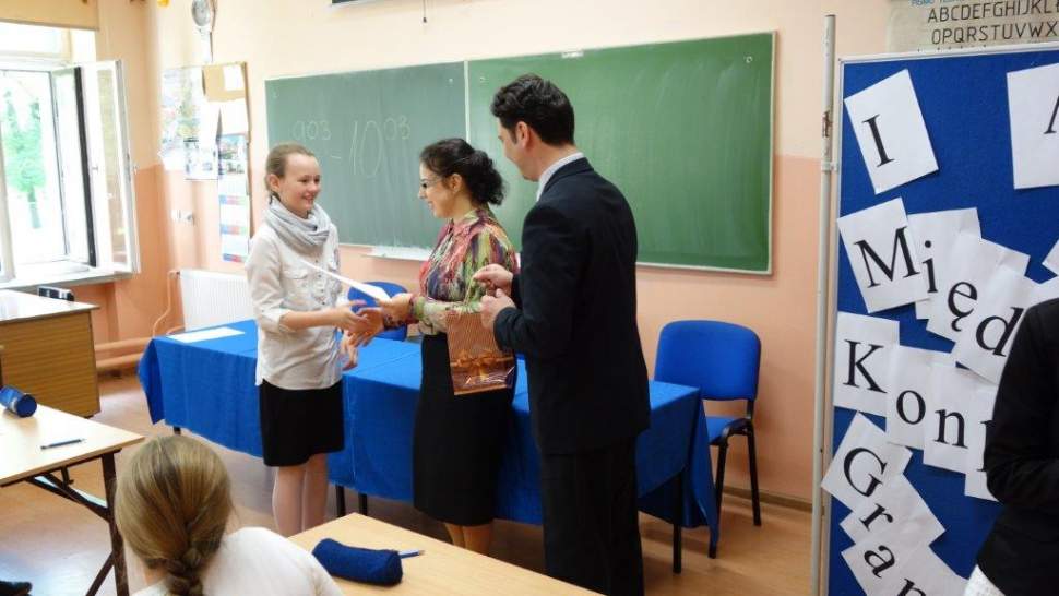 Międzygminny konkurs gramatyczny -rozdanie nagród