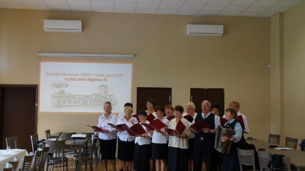 Komisja konkursu "Piękna wieś województwa ślaskiego" w gminie Strumień