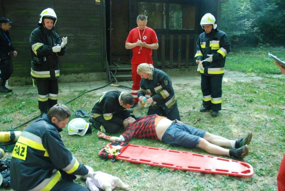 Manewry ratownicze OSP gminy Strumień