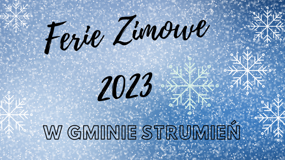 Ferie zimowe w gminie Strumień