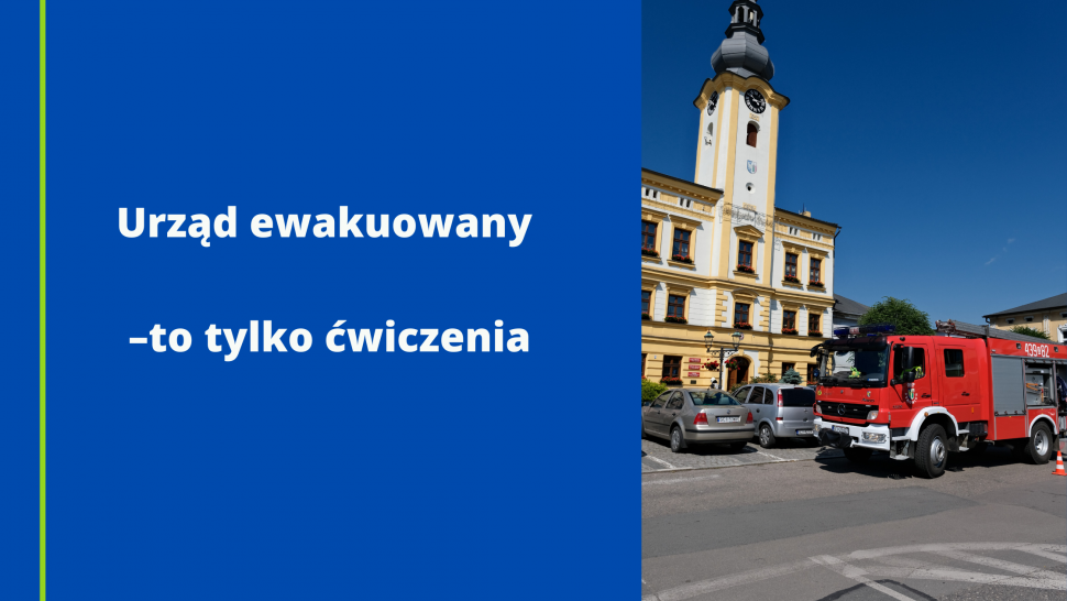 Urząd ewakuowany – ale to tylko ćwiczenia