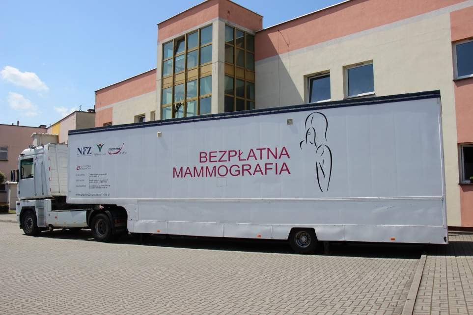 Są dostępne wyniki z mammografii