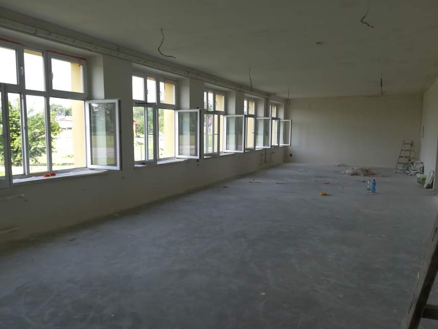 Sala w trakcie remontu