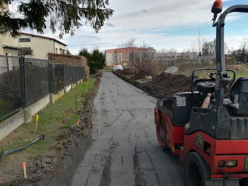 Trwa przebudowa ul. Zielonej bocznej