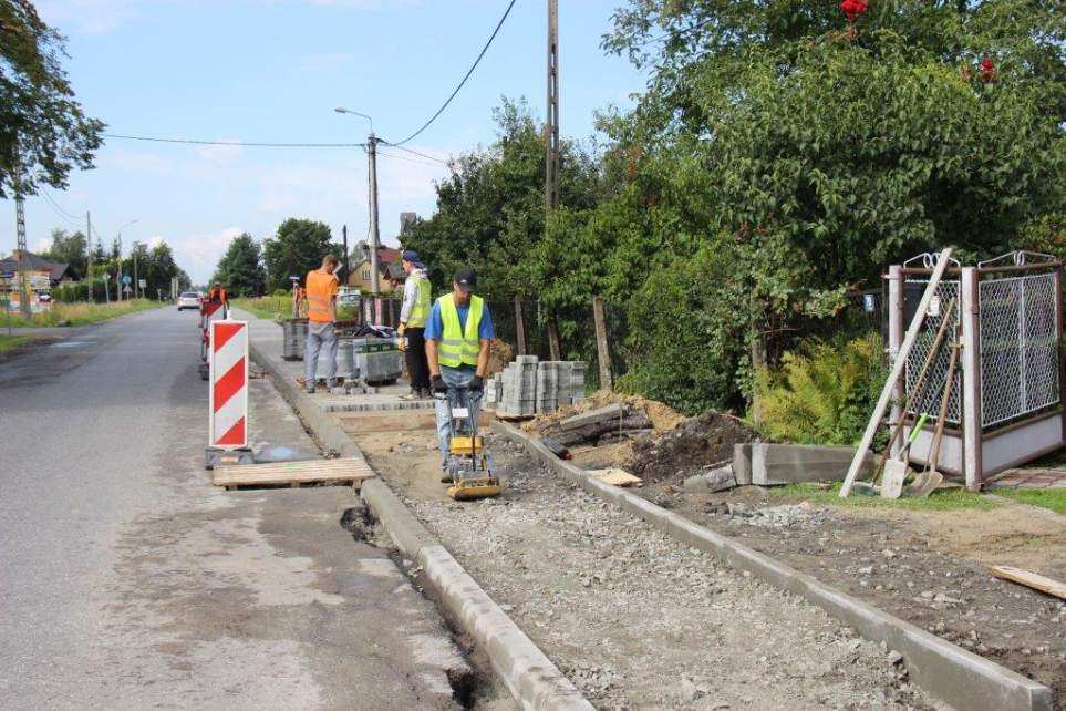 Trwają prace w Bąkowie