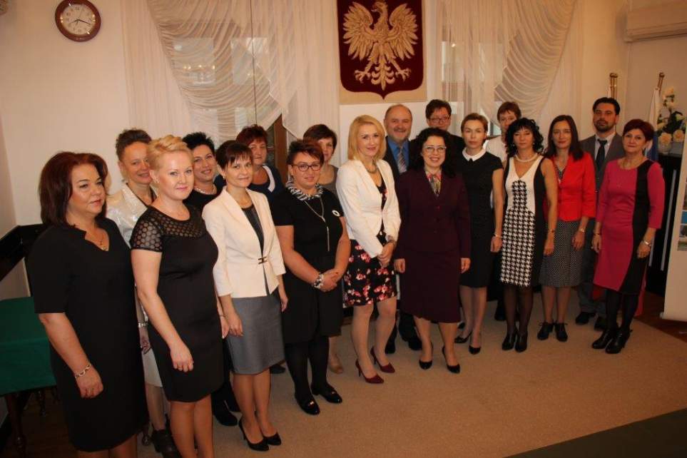 Burmistrz doceniła nauczycieli