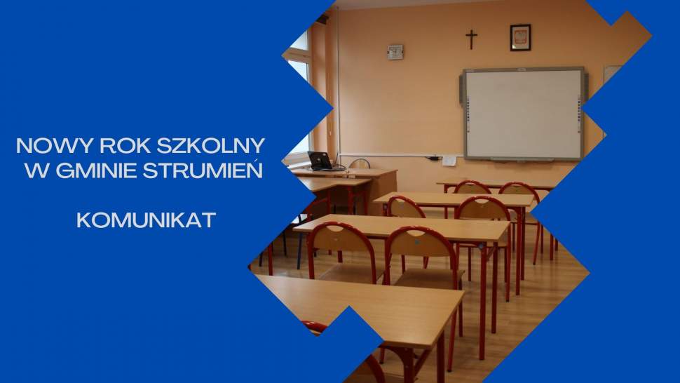 Nowy Rok Szkolny w Gminie Strumień - komunikat