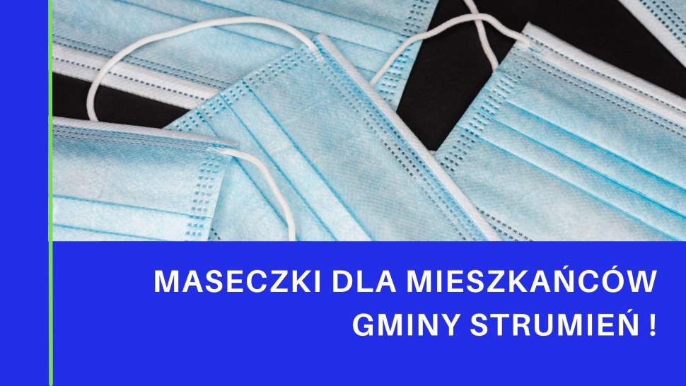 Maseczki dla mieszkańców gminy Strumień