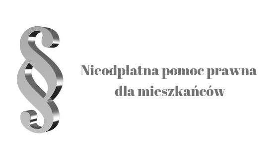 Nieodpłatna pomoc prawna dla mieszkańców