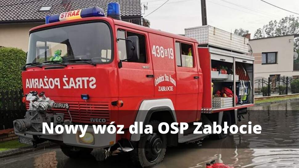 Nowy wóz dla OSP Zabłocie