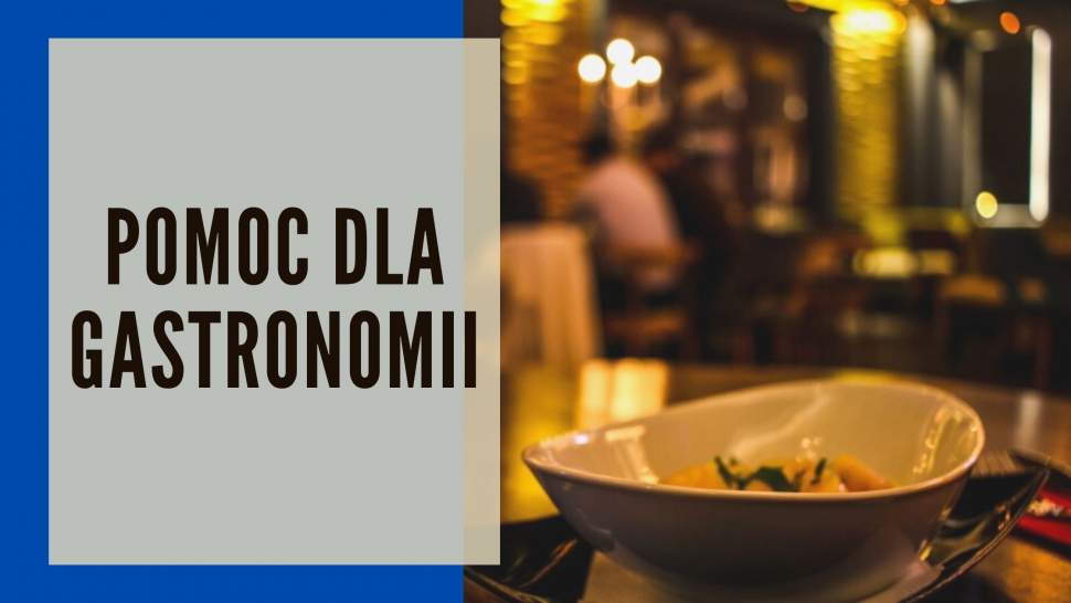 Pomoc dla gastronomii - grafika