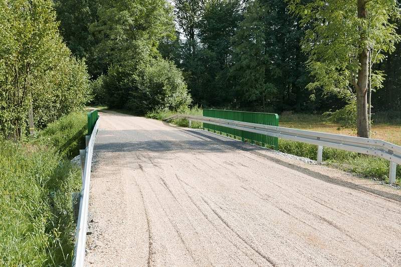 Mostek przy ul. Skrajnej po remoncie