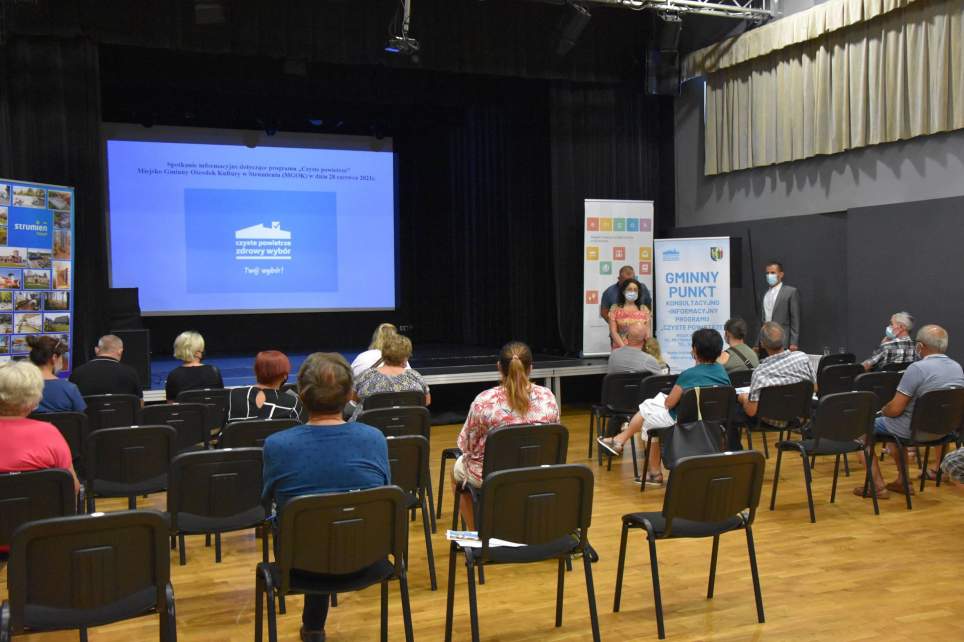 Spotkanie informacyjne dotyczące Programu "Czyste powietrze" w Strumieniu