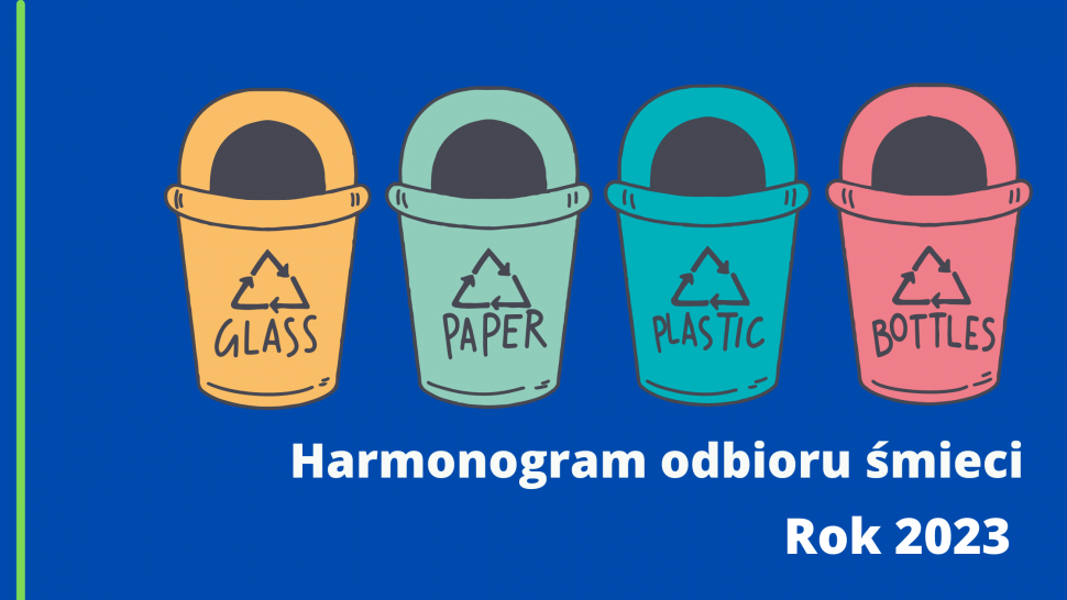Harmonogram odbioru śmieci rok 2023
