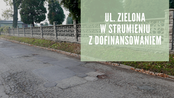 Ul. Zielona przed remontem